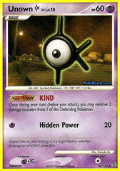 Unown K   68/132   Uncommon Reverse Holo