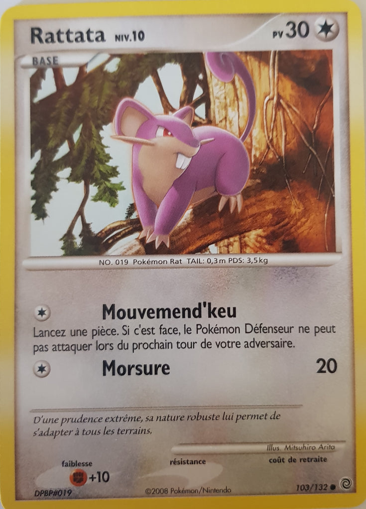 Rattata French - 103/132 - Common