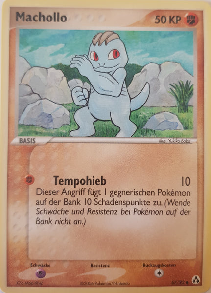 Machop German - 57/92 - Common