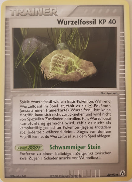 Root Fossil German - 80/92 - Common