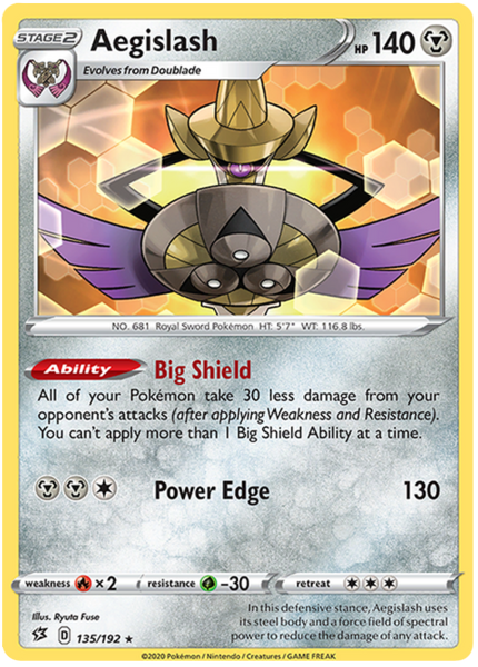 Aegislash - 135/192 - Rare