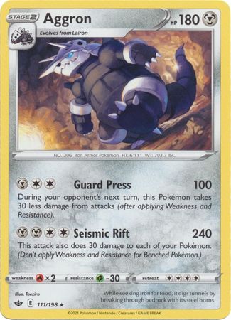 Aggron - 111/198 - Rare