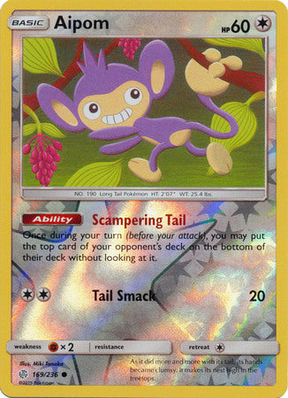 Aipom - 169/236 - Common Reverse Holo