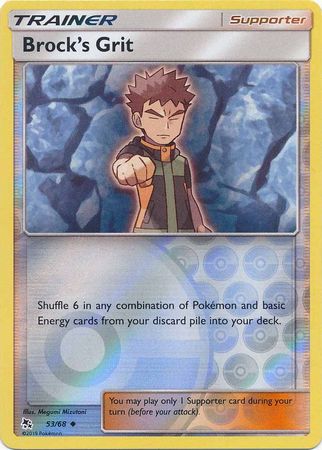 Brock's Grit - 53/68 - Uncommon Reverse Holo