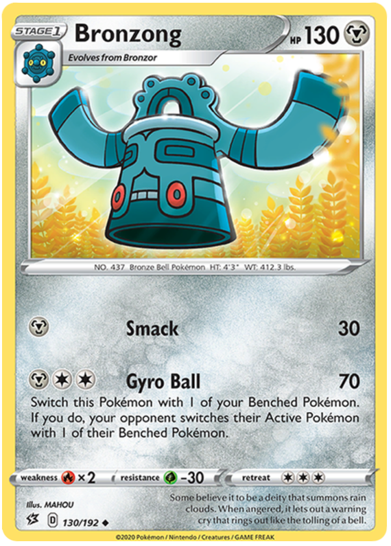 Bronzong - 130/192 - Uncommon