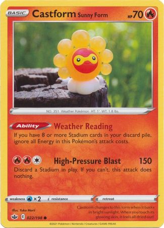 Castform Sunny Form - 22/198 - Common