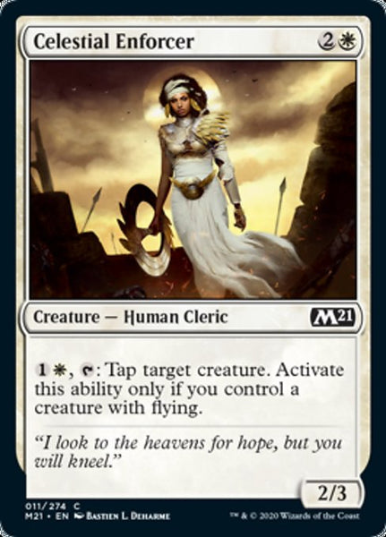 Celestial Enforcer - 11/274 - Common Foil