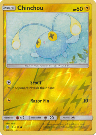 Chinchou - 71/236 - Common Reverse Holo