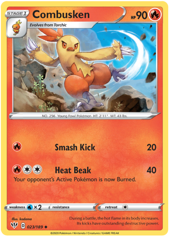 Combusken - 23/189 - Uncommon