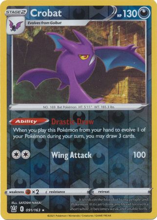 Crobat - 91/163 - Holo Rare Reverse Holo