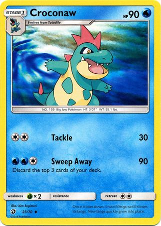 Croconaw - 23/70 - Uncommon