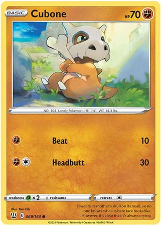 Cubone - 69/163 - Common