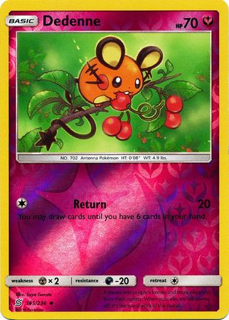 Dedenne - 145/236 - Uncommon Reverse Holo