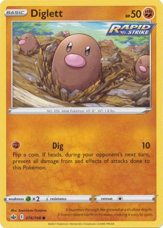 Diglett - 76/198 - Common