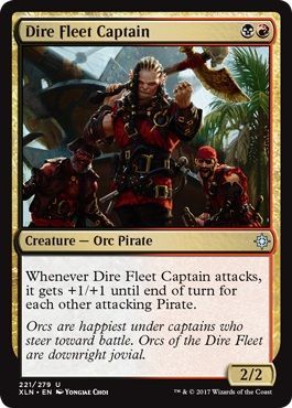 Dire Fleet Captain - 221/279 - Uncommon