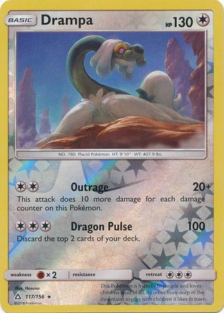 Drampa - 117/156 - Holo Rare Reverse Holo