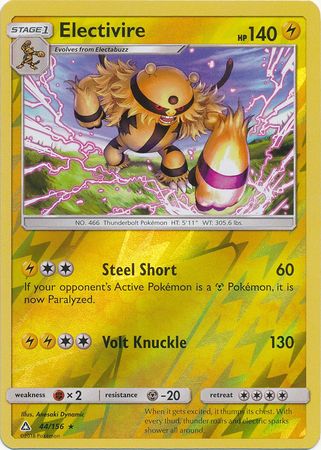 Electivire - 44/156 - Rare Reverse Holo