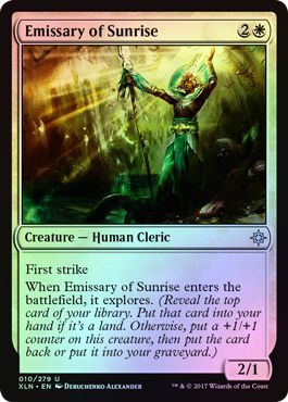 Emissary of Sunrise - 10/279 - Uncommon FOIL