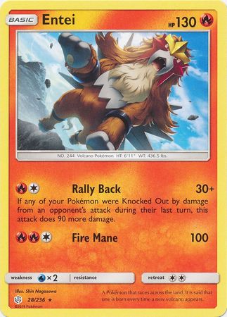 Entei - 28/236 - Rare