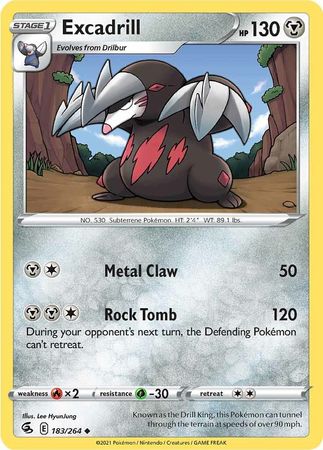 Excadrill - 183/264 - Uncommon