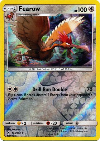 Fearow - 146/214 - Uncommon Reverse Holo