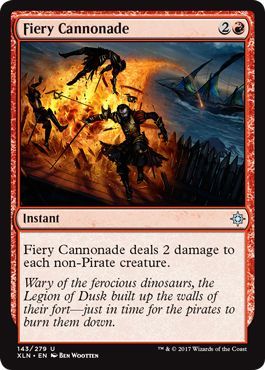 Fiery Cannonade - 143/279 - Uncommon