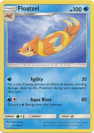 Floatzel - 36/156 - Uncommon