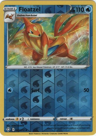 Floatzel - 23/72 - Uncommon Reverse Holo