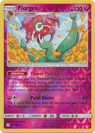 Florges - 152/236 - Holo Rare Reverse Holo