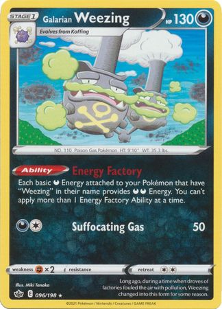 Galarian Weezing - 96/198 - Rare