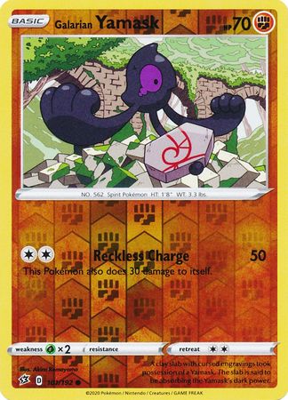 Galarian Yamask - 101/192 - Common Reverse Holo