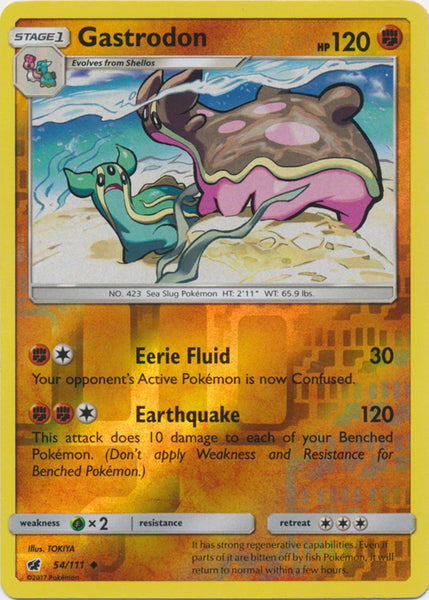 Gastrodon - 54/111 - Uncommon Reverse Holo