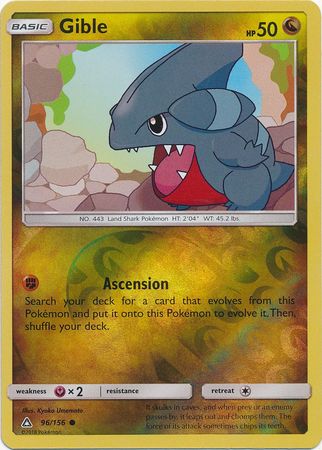 Gible - 96/156 - Common Reverse Holo