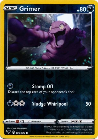 Grimer - 100/189 - Common Reverse Holo