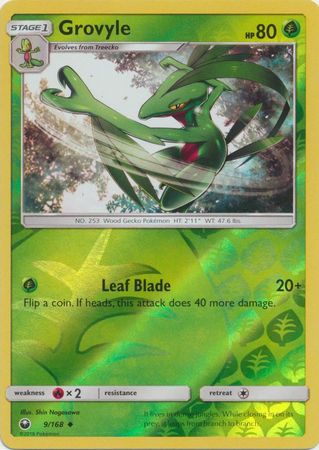 Grovyle - 9/168 - Uncommon Reverse Holo