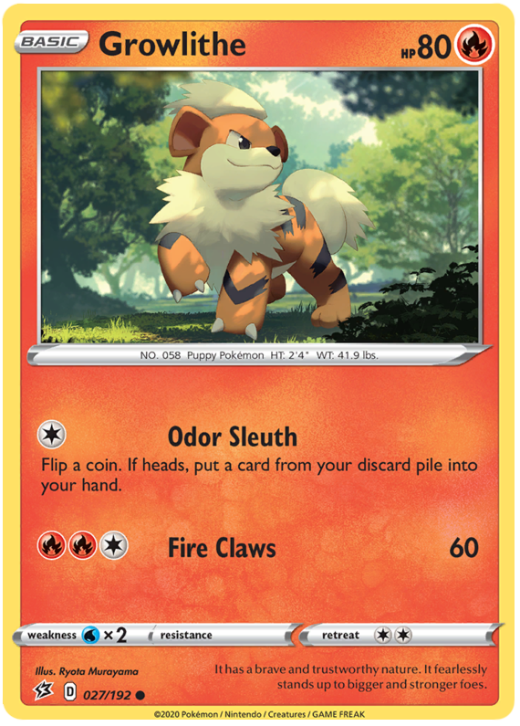 Growlithe - 27/192 - Common