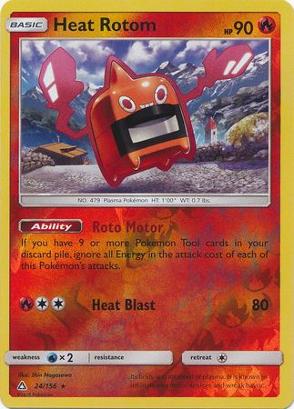 Heat Rotom - 24/156 - Rare Reverse Holo