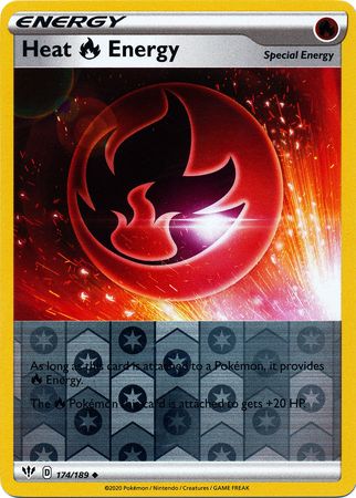 Heat F Energy - 174/189 - Uncommon Reverse Holo