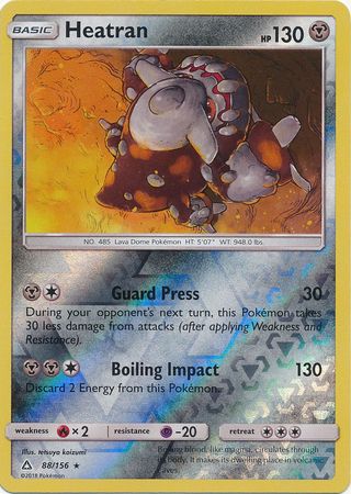 Heatran - 88/156 - Holo Rare Reverse Holo