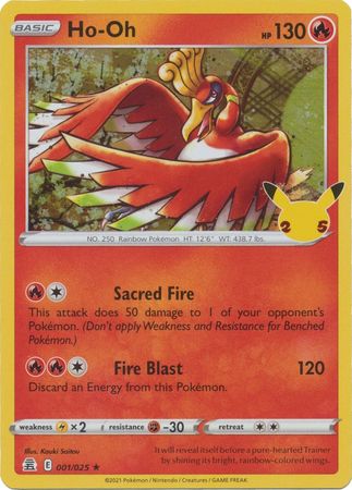 Ho-Oh - 1/25 - Holo Rare