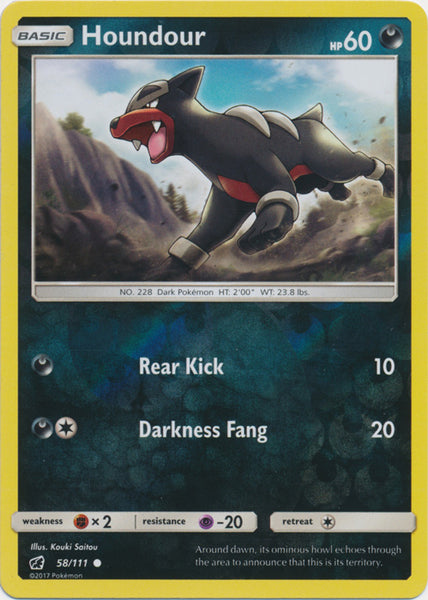 Houndour - 58/111 - Common Reverse Holo