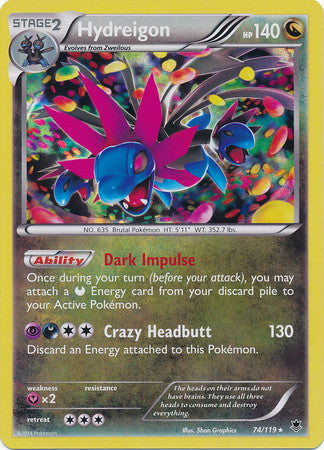 Hydreigon- 74/119 - Alternate Holo Promo