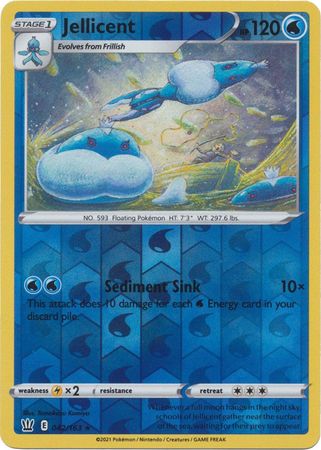 Jellicent - 42/163 - Rare Reverse Holo