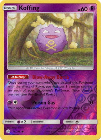 Koffing - 76/236 - Common Reverse Holo