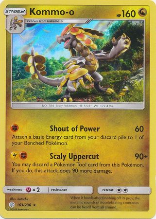 Kommo-o - 163/236 - Holo Rare