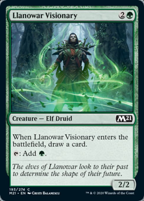 Llanowar Visionary - 193/274 - Common