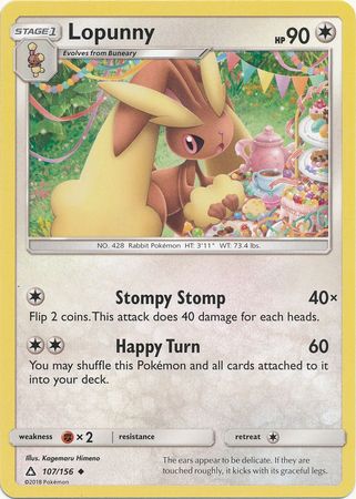 Lopunny - 107/156 - Uncommon