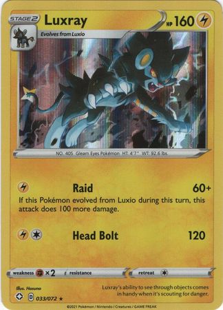 Luxray - 33/72 - Holo Rare