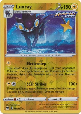 Luxray - 48/163 - Holo Rare Reverse Holo