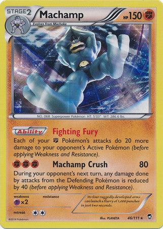 Machamp - 46/111 - Holo Rare Alternate Holo